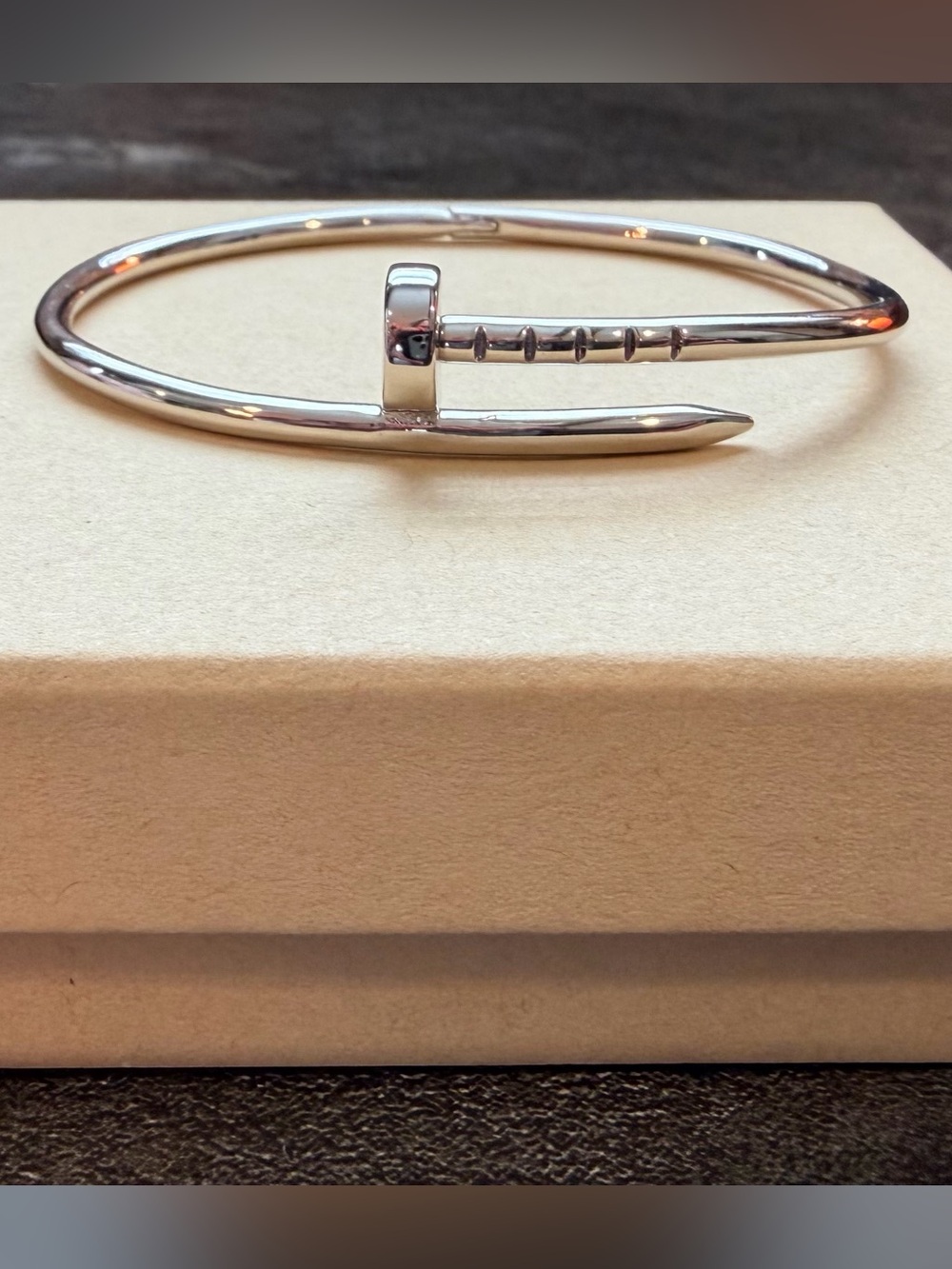 Cartier Stainless Steel Screw Bangle
